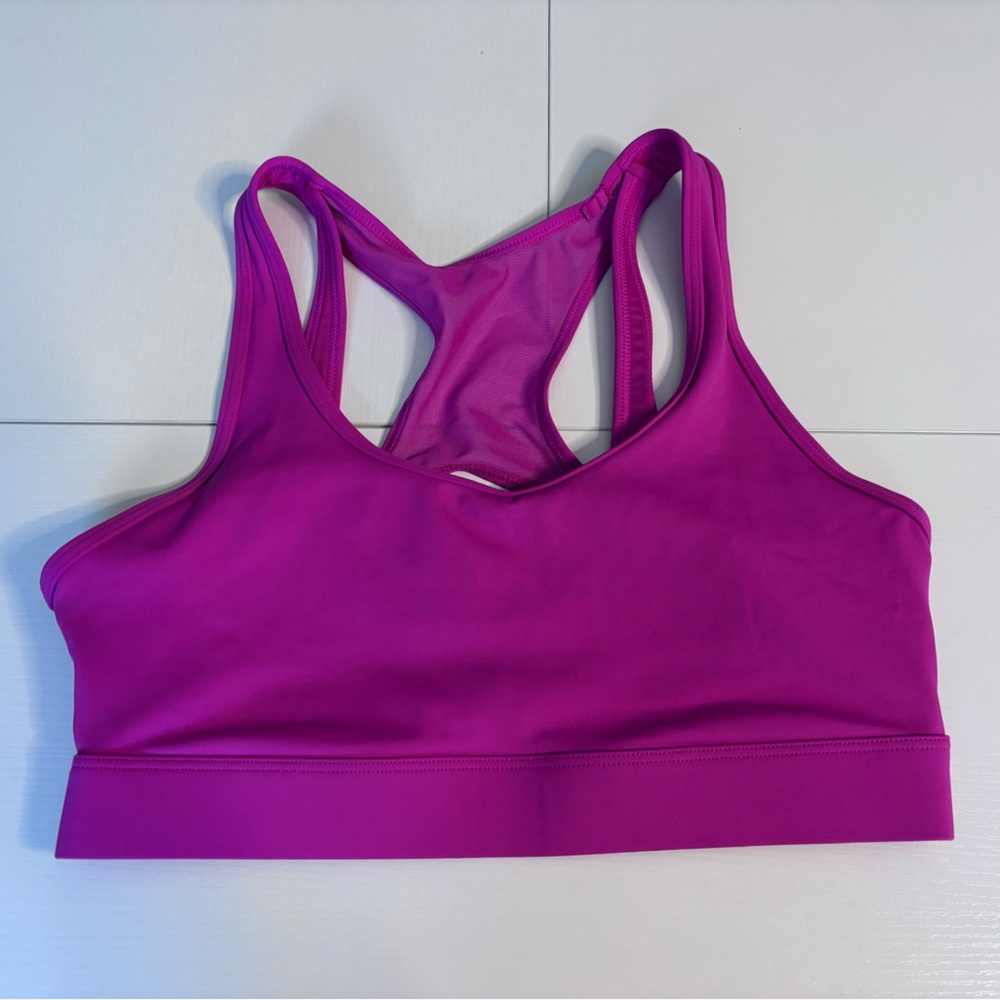 P.E Nation Pink High Impact Sports Bra Size S